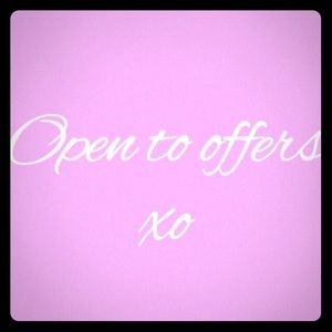 Totally open to offers:)